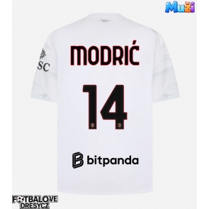 AC Milan Luka Modric #14 Venkovní Dres 2026-27 Krátký Rukáv AC Milan Luka Modric #14 Venkovní Dres 2026-27 Krátký Rukáv